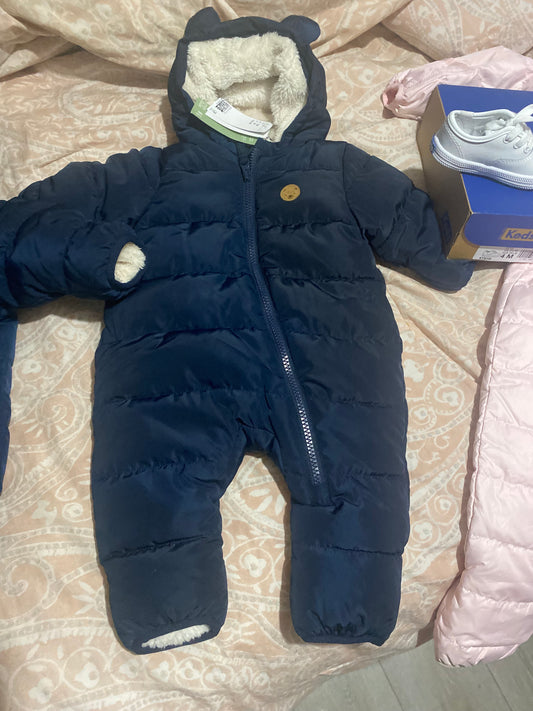 Navy Blue Snow Suit